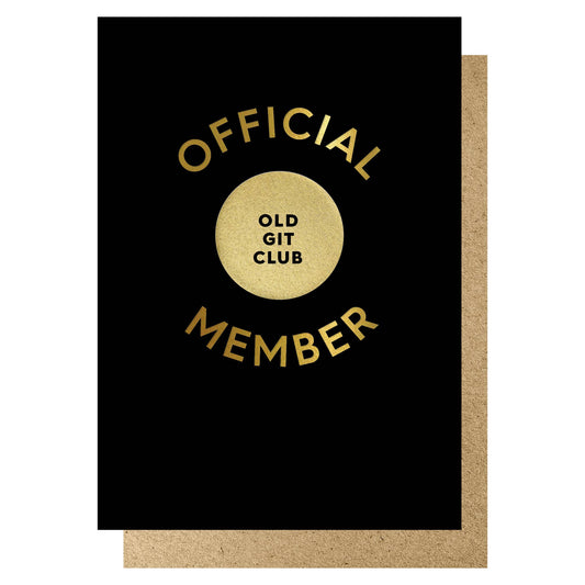 OLD GIT Official Member Badge Club