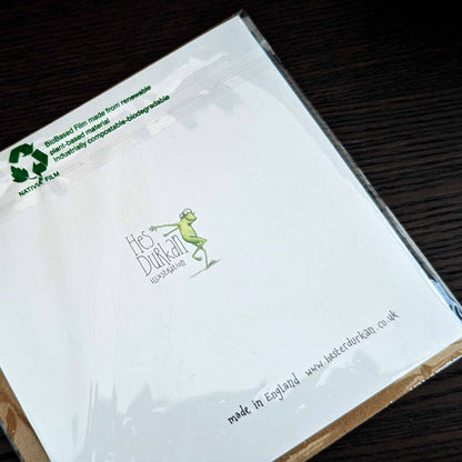 Yoga Capybara greeting card, Namaste card, Any occasion card