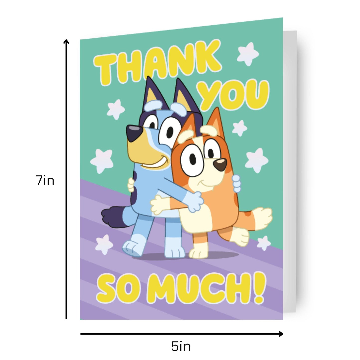 Bluey Thank You Card