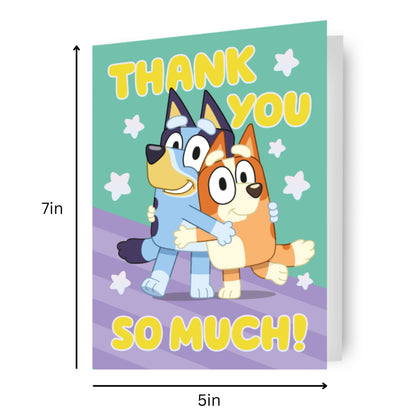 Bluey Thank You Card