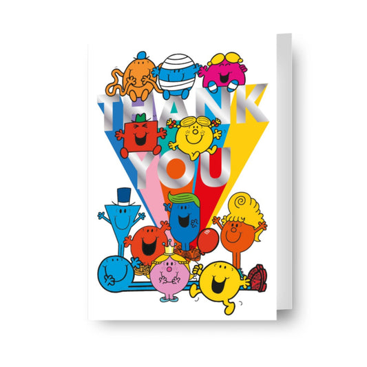 Mr Men & Little Miss Thank You Card