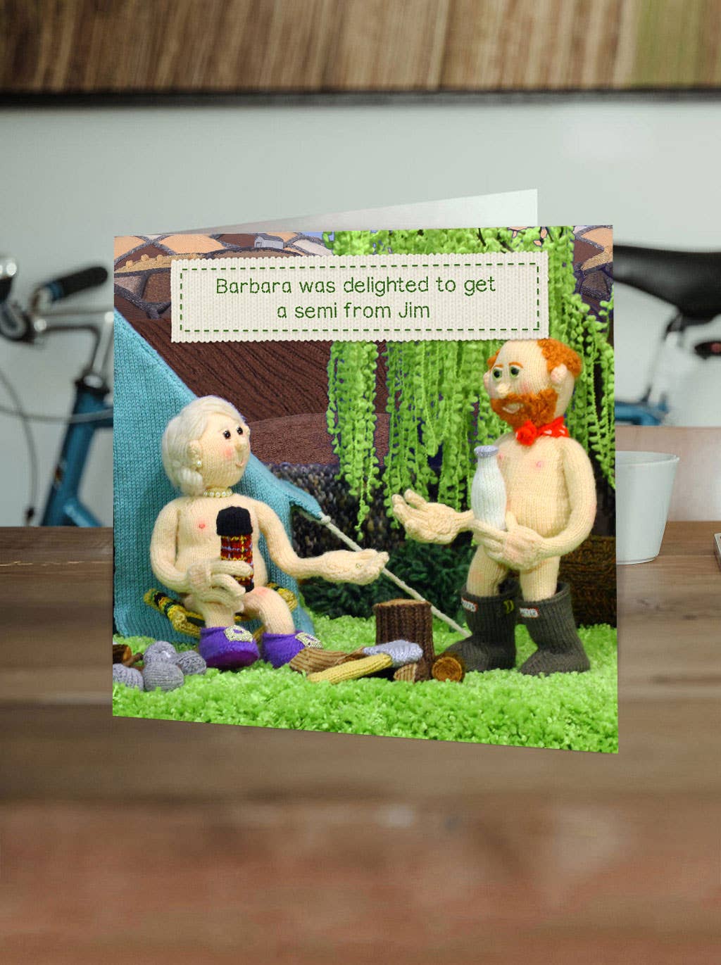 Funny Birthday Card - Semi From Jim by Nudinits