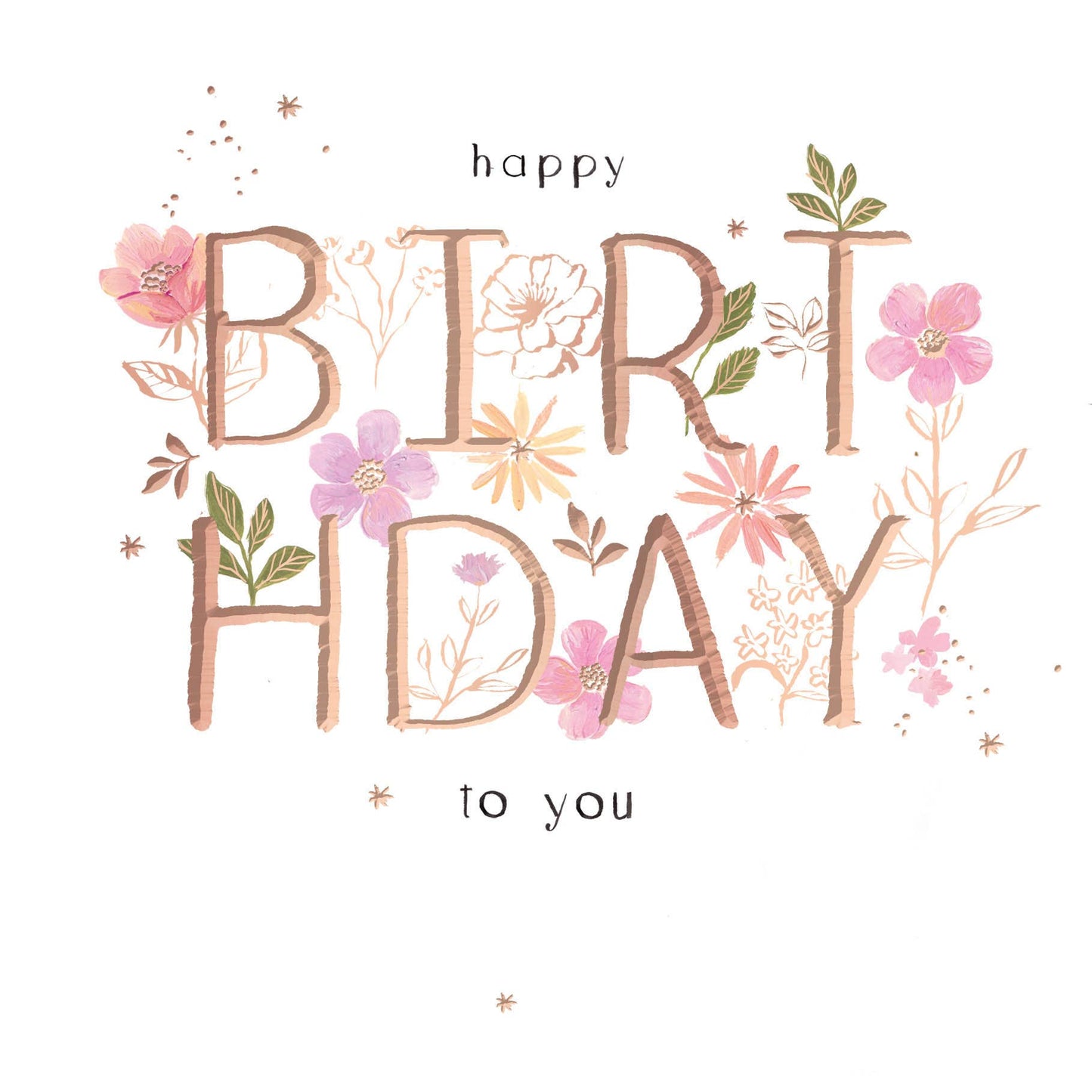 Botanique Open Birthday Type And Flowers