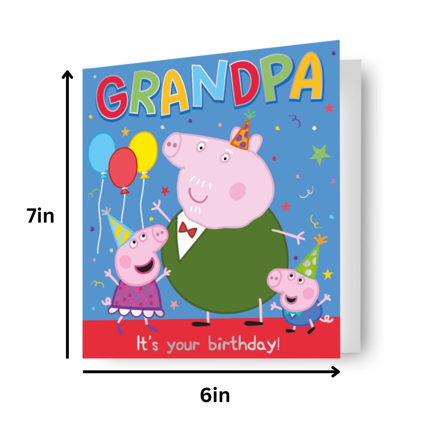 Peppa Pig Grandpa Birthday Card