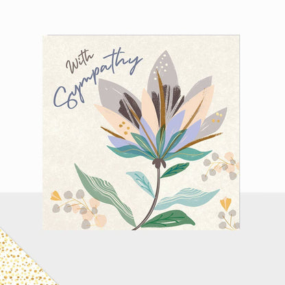 Aurora Collection - With Sympathy Card - Floral