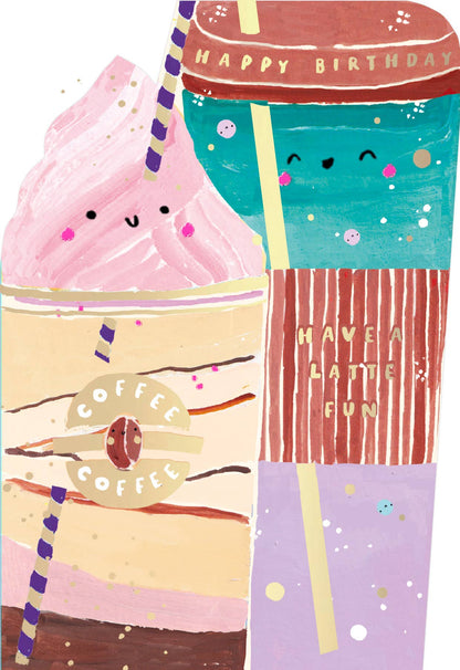 Mochi Open Birthday Iced Latte And Matcha Latte