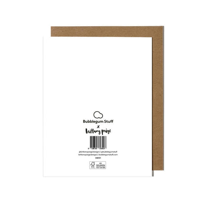 Cake Wine Birthday Greeting Card