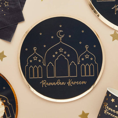 Ramadan Paper Plates 8 Pack