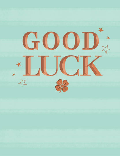 Good Luck Card, Good Luck, Clover