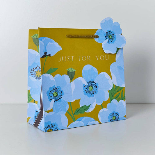 Blue Poppy Medium Bag