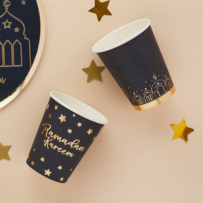 Ramadan Paper Cups 8 Pack