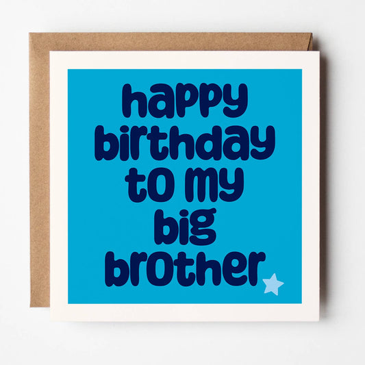 Birthday Big Brother - Family Card