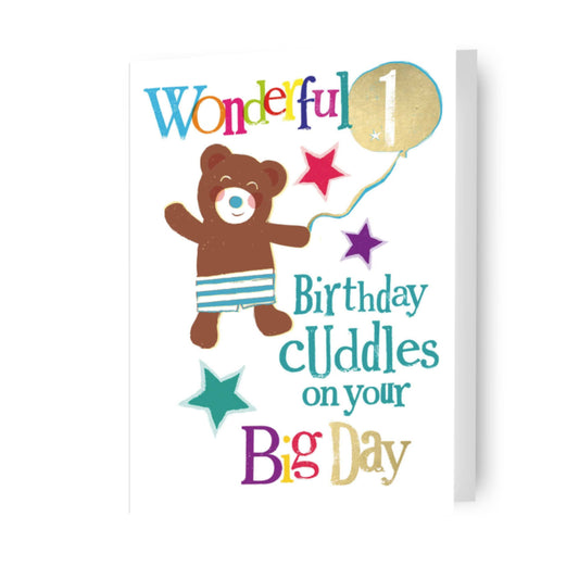 Brightside Age 1 Birthday Card