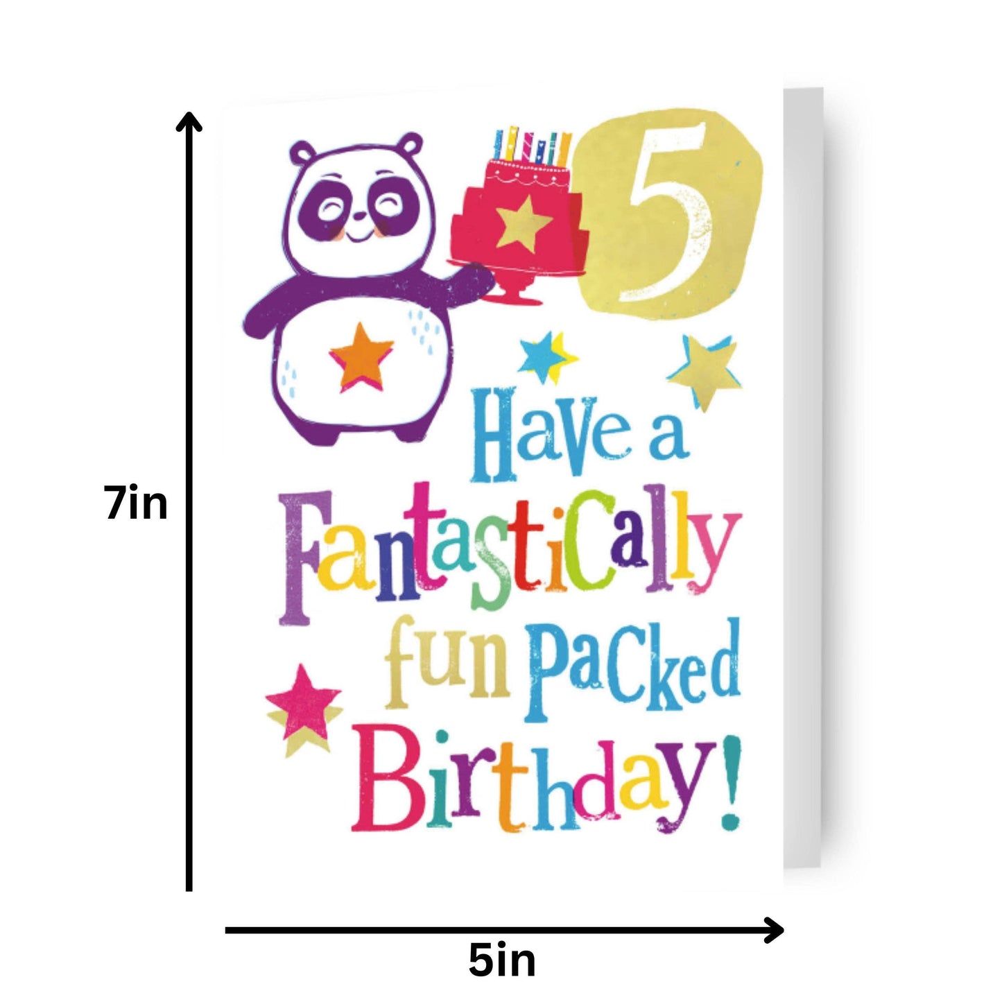 Brightside Age 5 Birthday Card