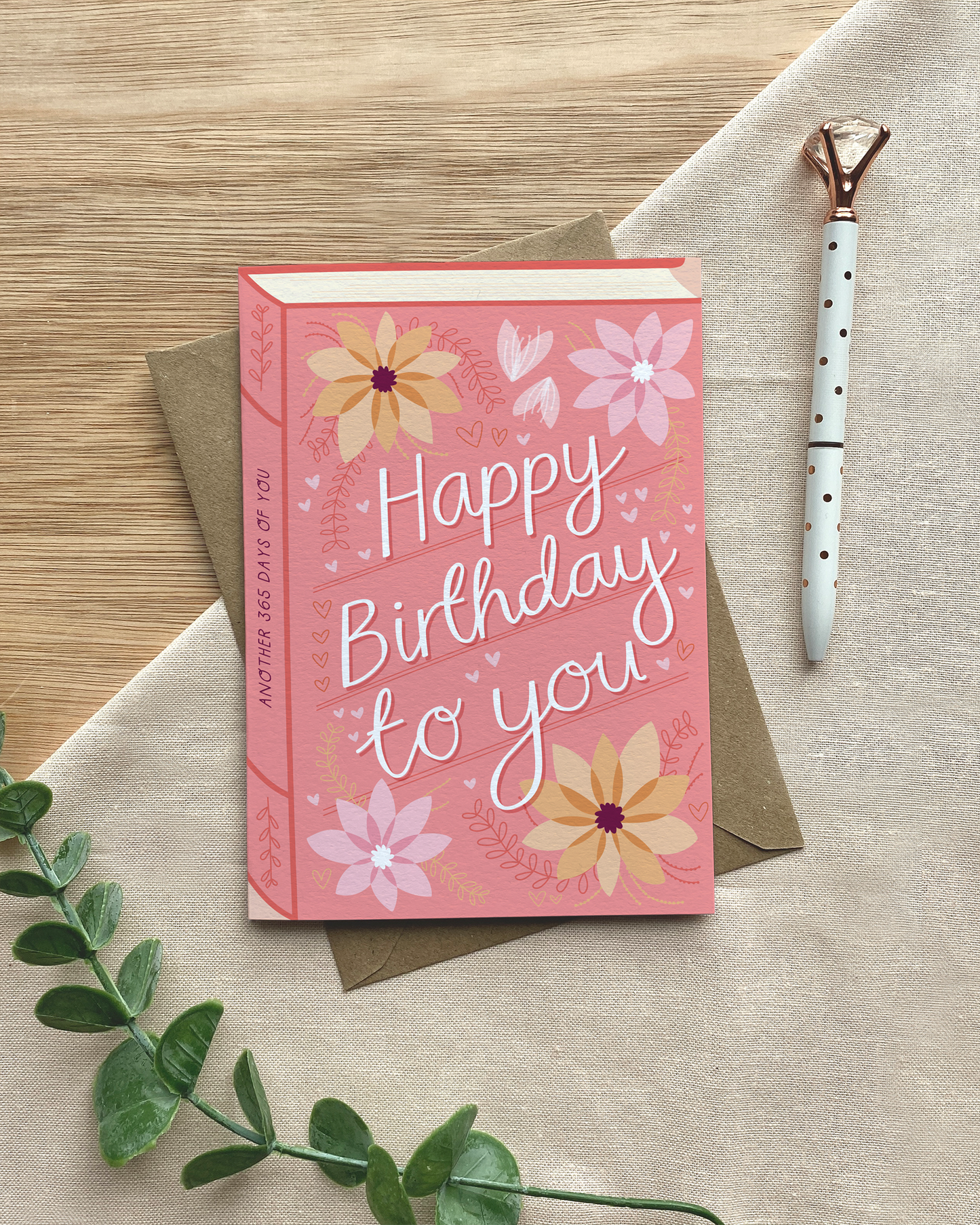Happy Birthday To You – Luxury Book Greeting Card