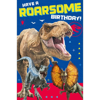 JURASSIC WORLD LENTICULAR 3D-EFFECT CARD