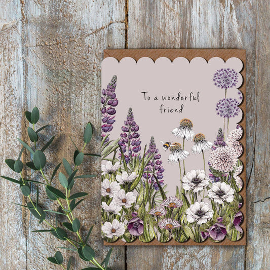 To a Wonderful Friend Card (Cello-Free)