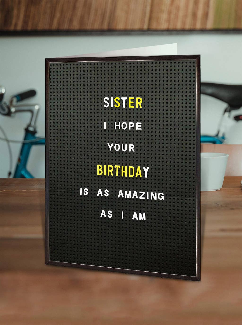 Funny Sister Birthday Card - Sister Amazing As I Am