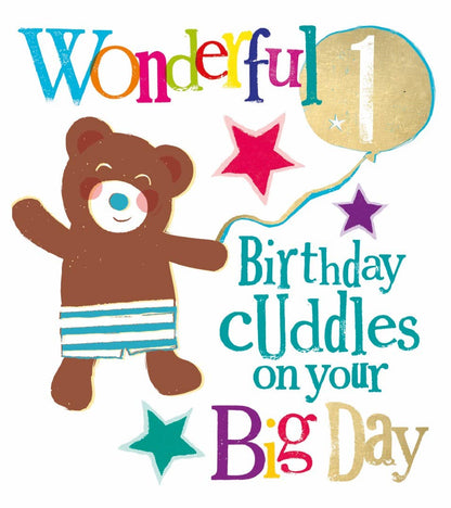 Brightside Age 1 Birthday Card