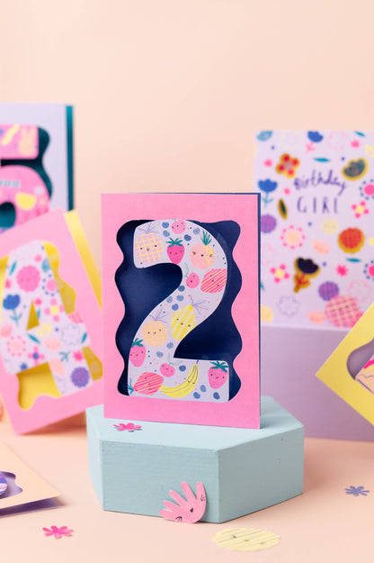 Doodle 2 Age Card Girls