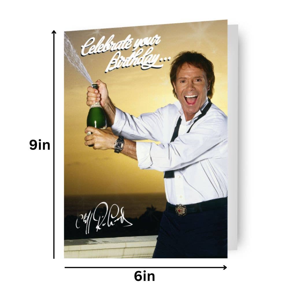 Cliff Richard Birthday Sound Card
