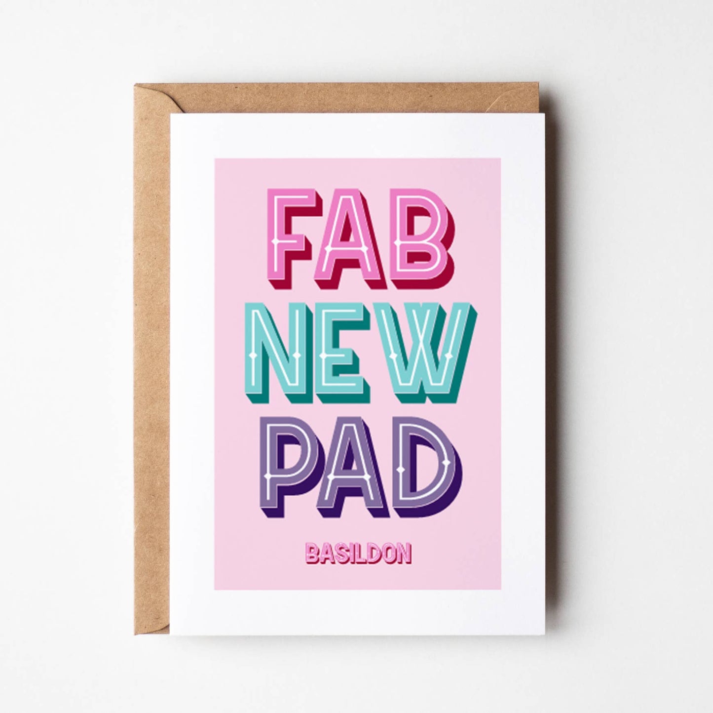 Fab New Pad - Customised Housewarming Card