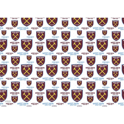 West Ham FC 2 Sheet 2 Tag Gift Wrap