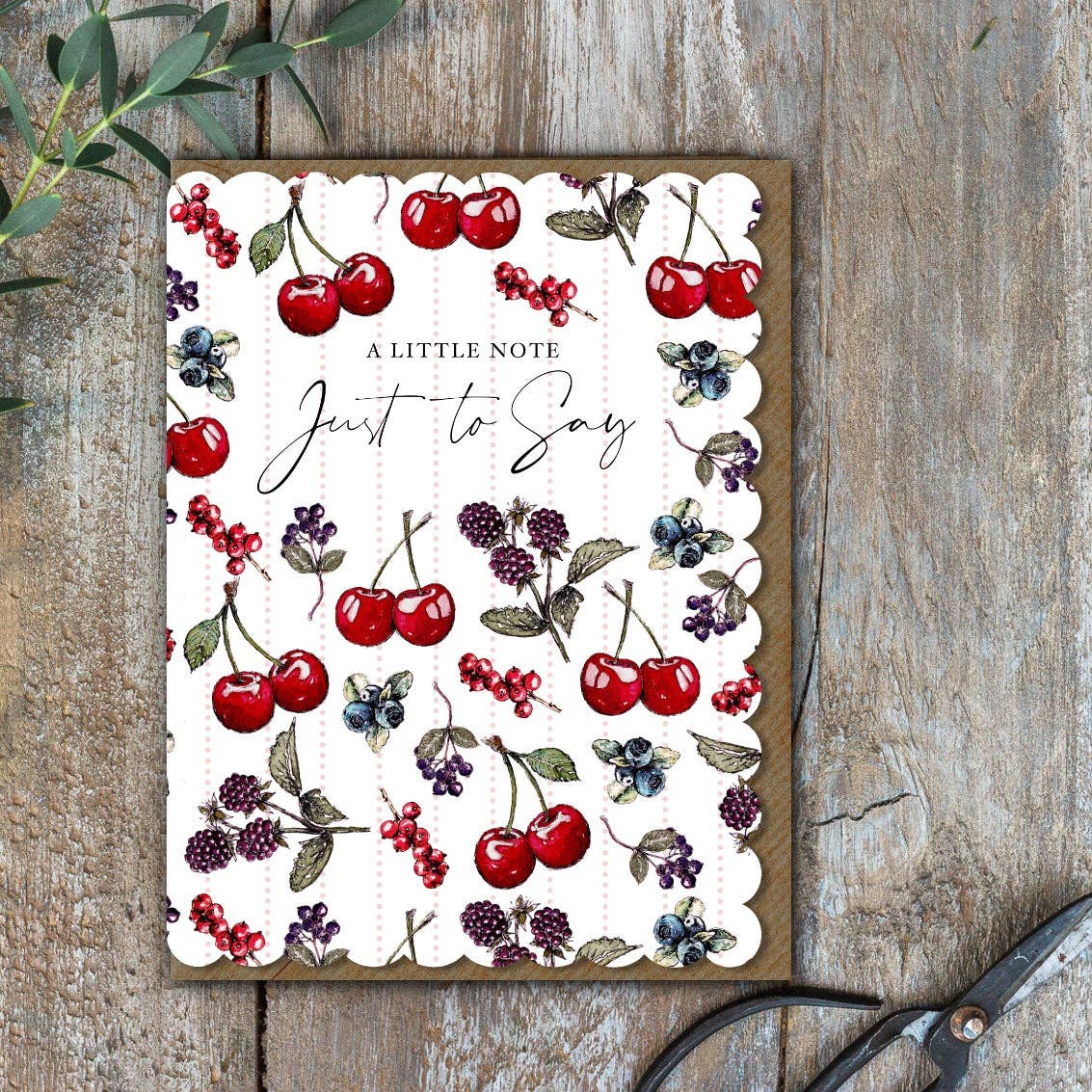 A Little Note Just to Say Card (Cello-Free)