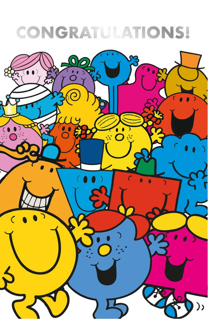 Mr Men & Little Miss Congratulations Card