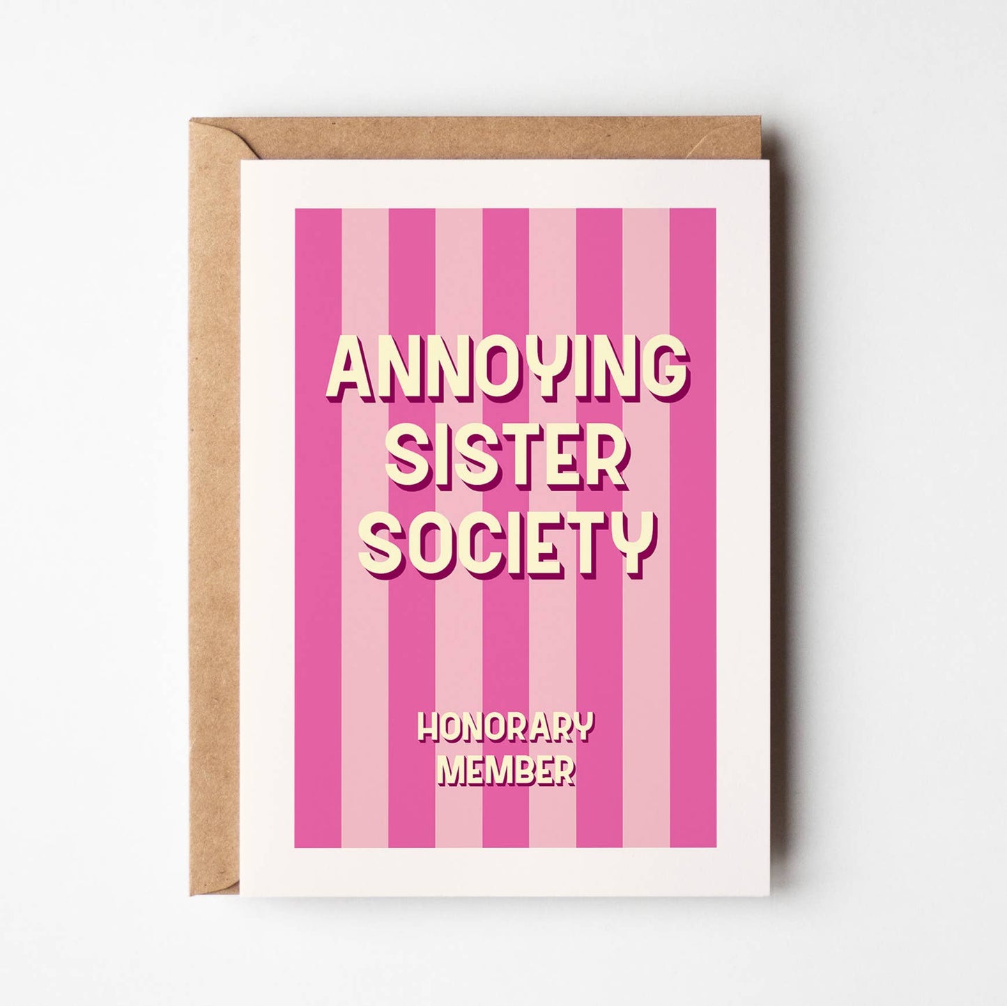 Annoying Sister Society - Family Card