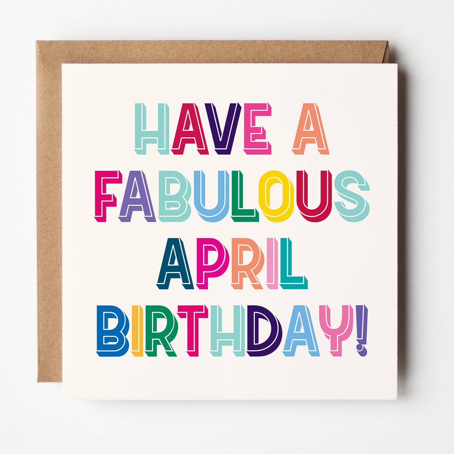 Month Of The Year - Fabulous Birthday Card