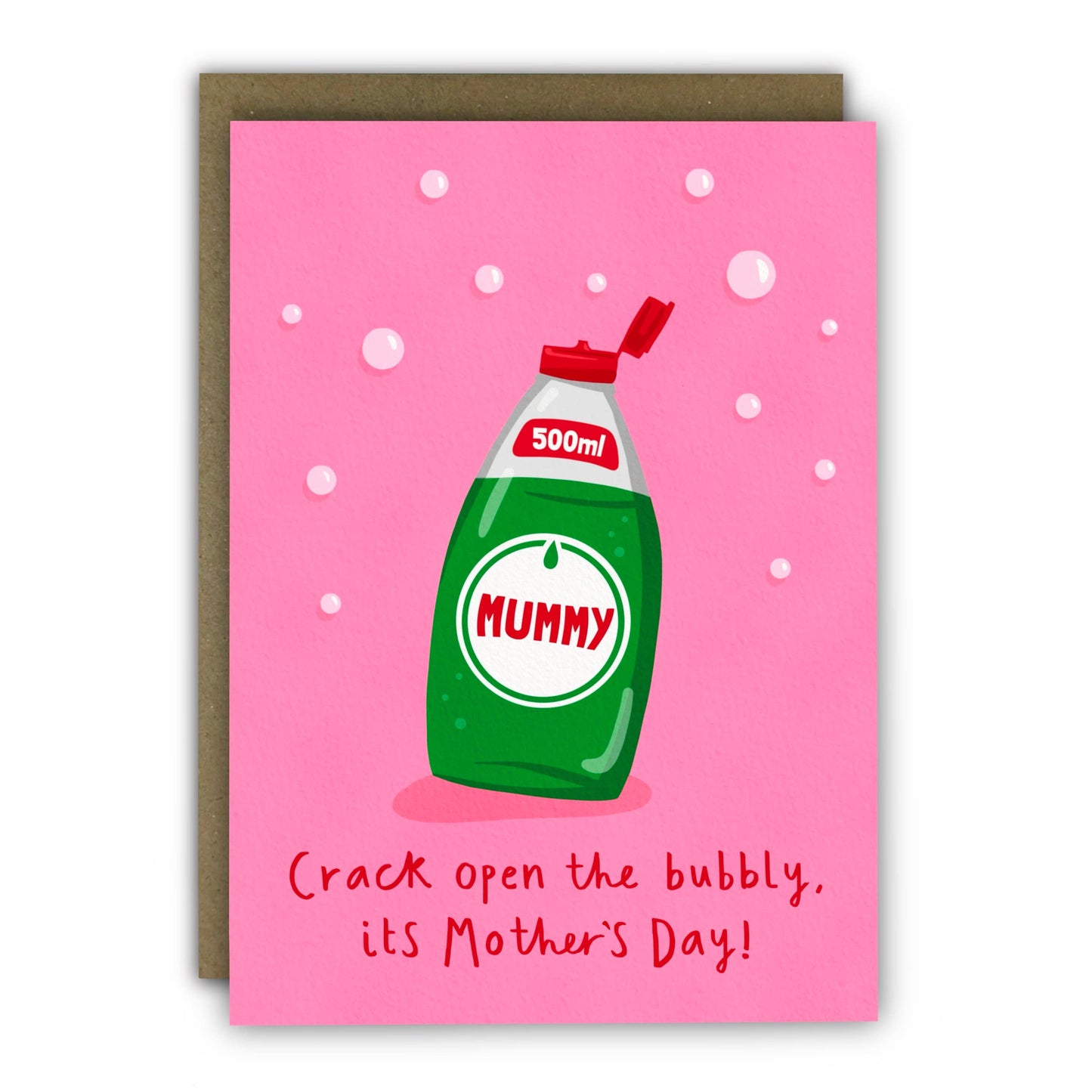 Funny Mother’s Day Card - A6 - Cost of Living Washing Up