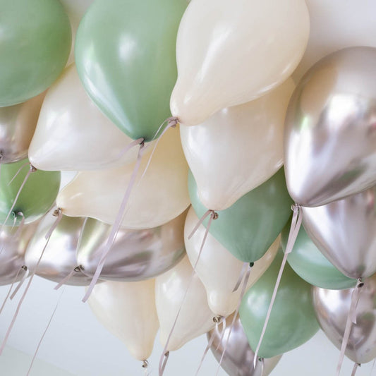 Eucalyptus Latex Ceiling Balloons (Helium Filled)