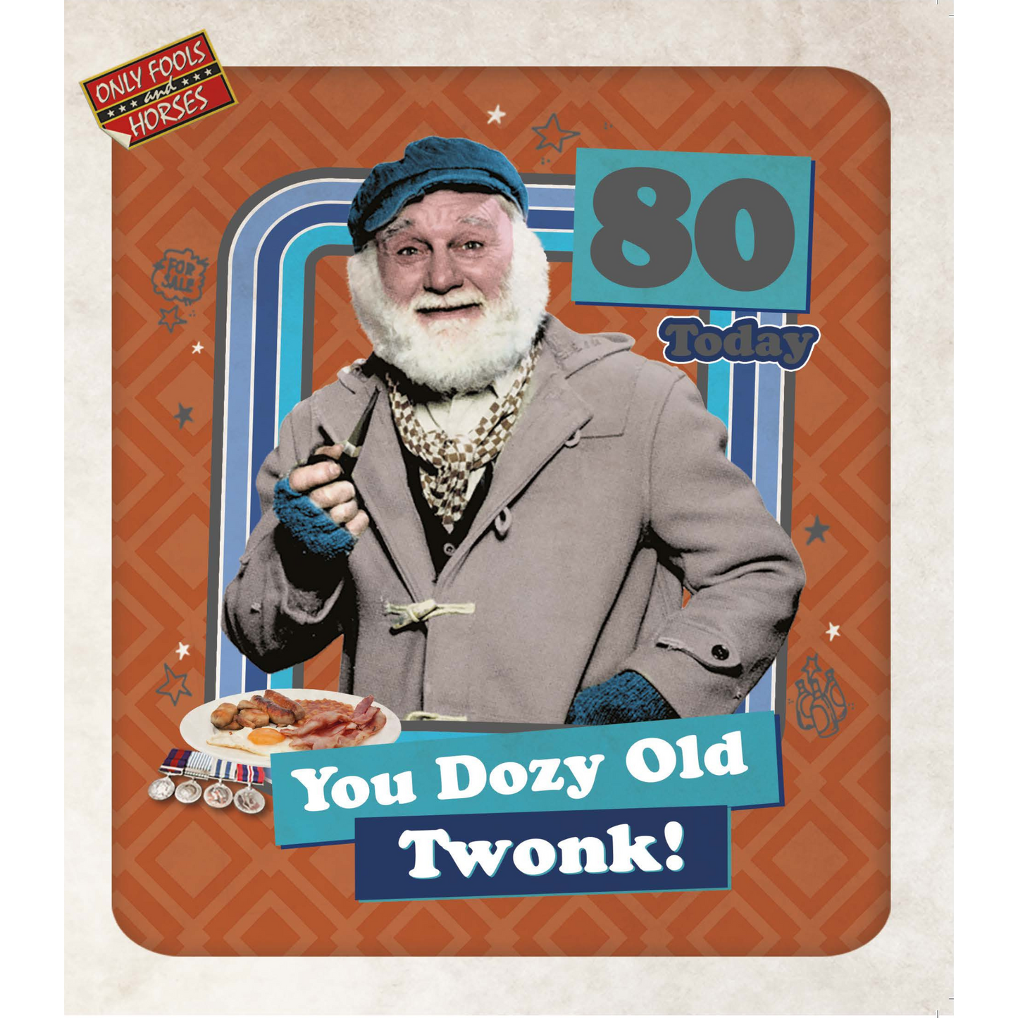 Only Fools and Horses Age 80 Birthday Card