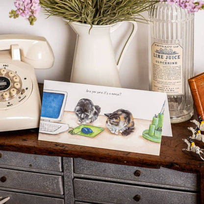 Office Cats Greeting Card