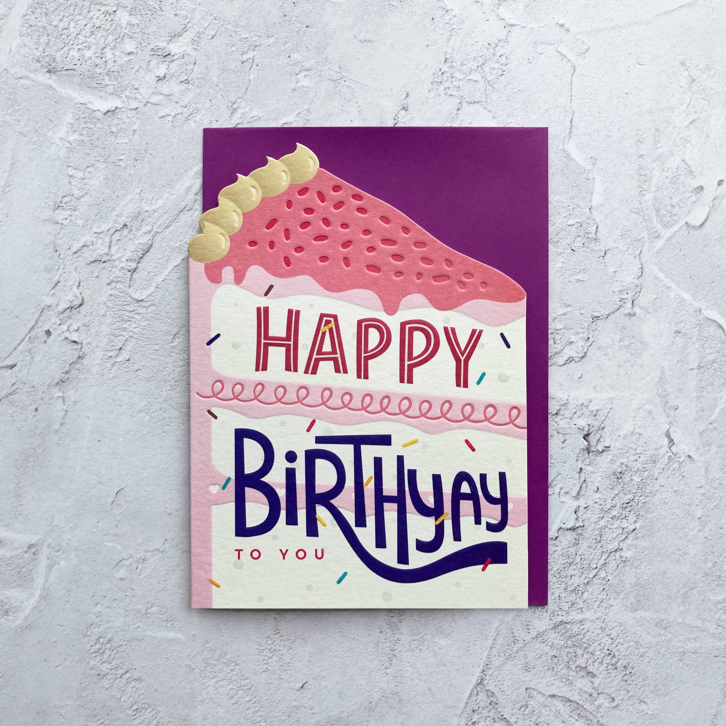 Happy Birthday Cake Card