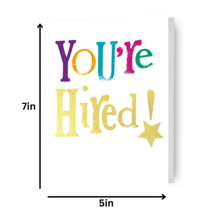 Brightside 'You're Hired' New Job Card