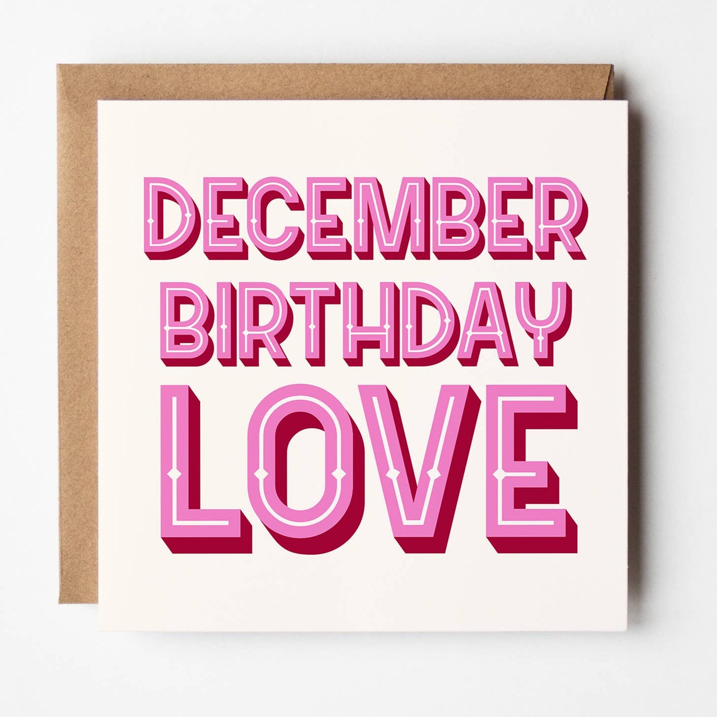 Month Of The Year - Birthday Love Card