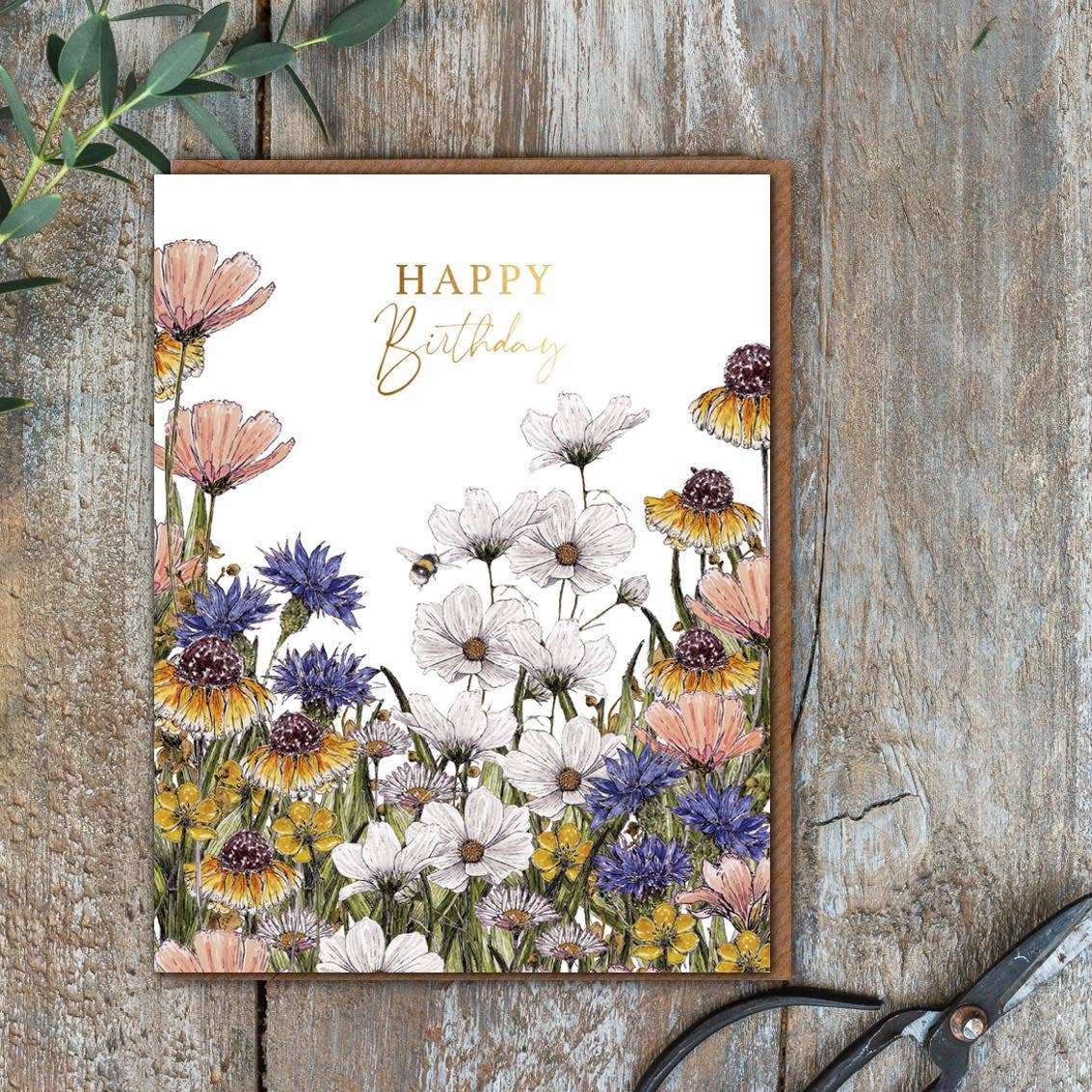 Happy Birthday Card (Cello-Free)