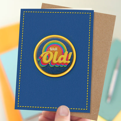 NAP10 Birthday card, well Old