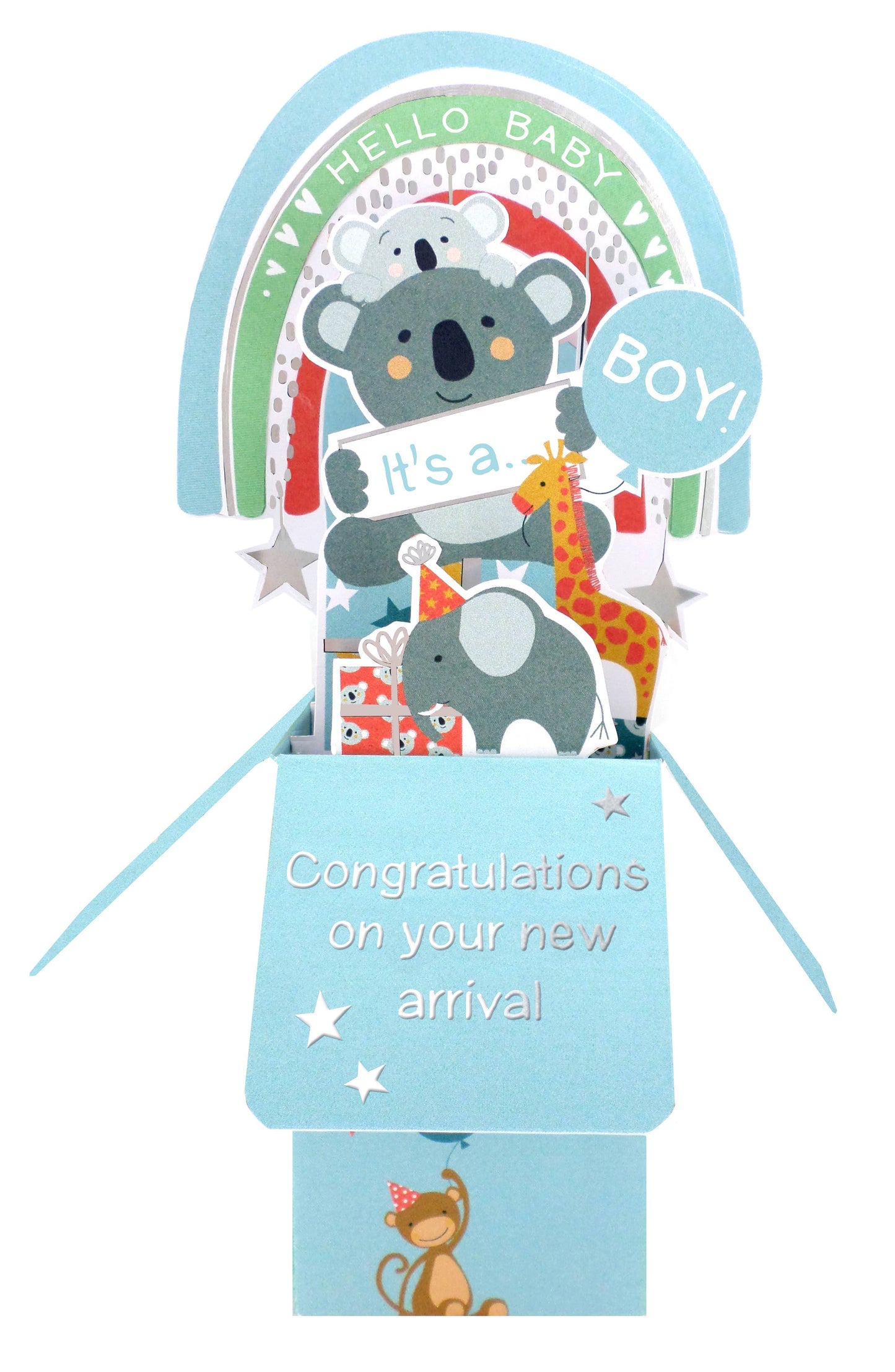 Baby Boy Koala - 3D Pop Up's Greeting Card - Second Nature