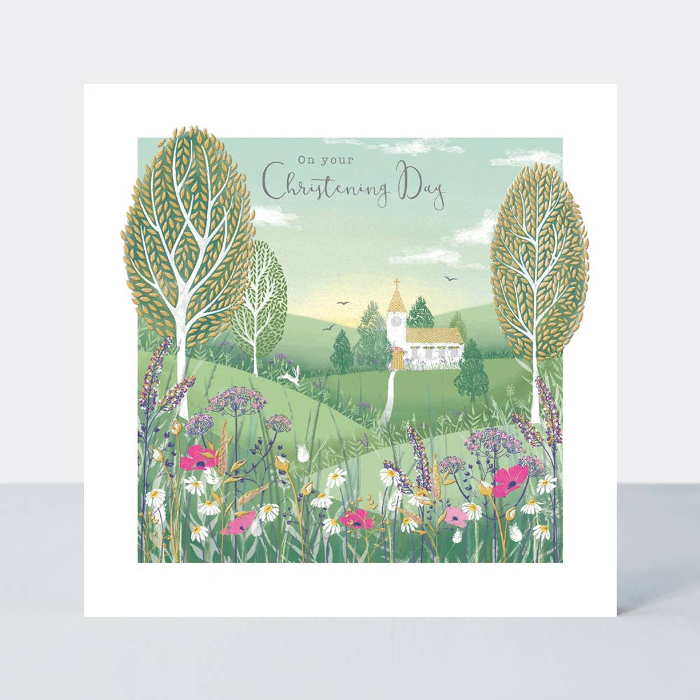 Christening Day Church Baby Card