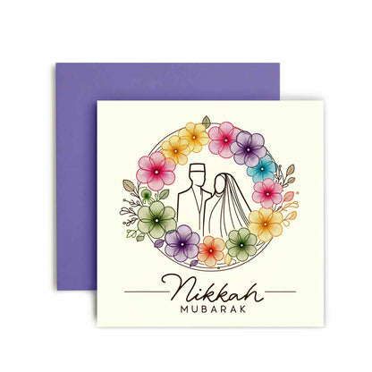 Nikkah Mubarak Wedding Card