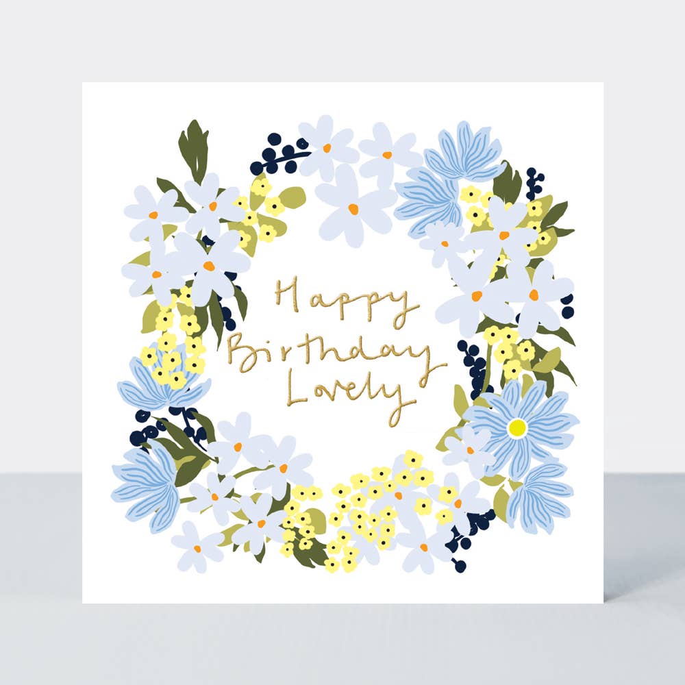 Field Day - Happy Birthday Lovely Birthday card - Wreath