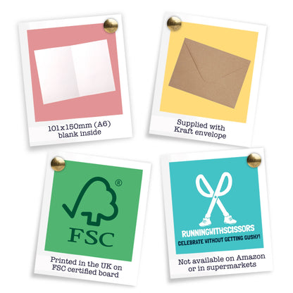 Funny Birthday Card - A6 - Nutella Inspired Card for Him