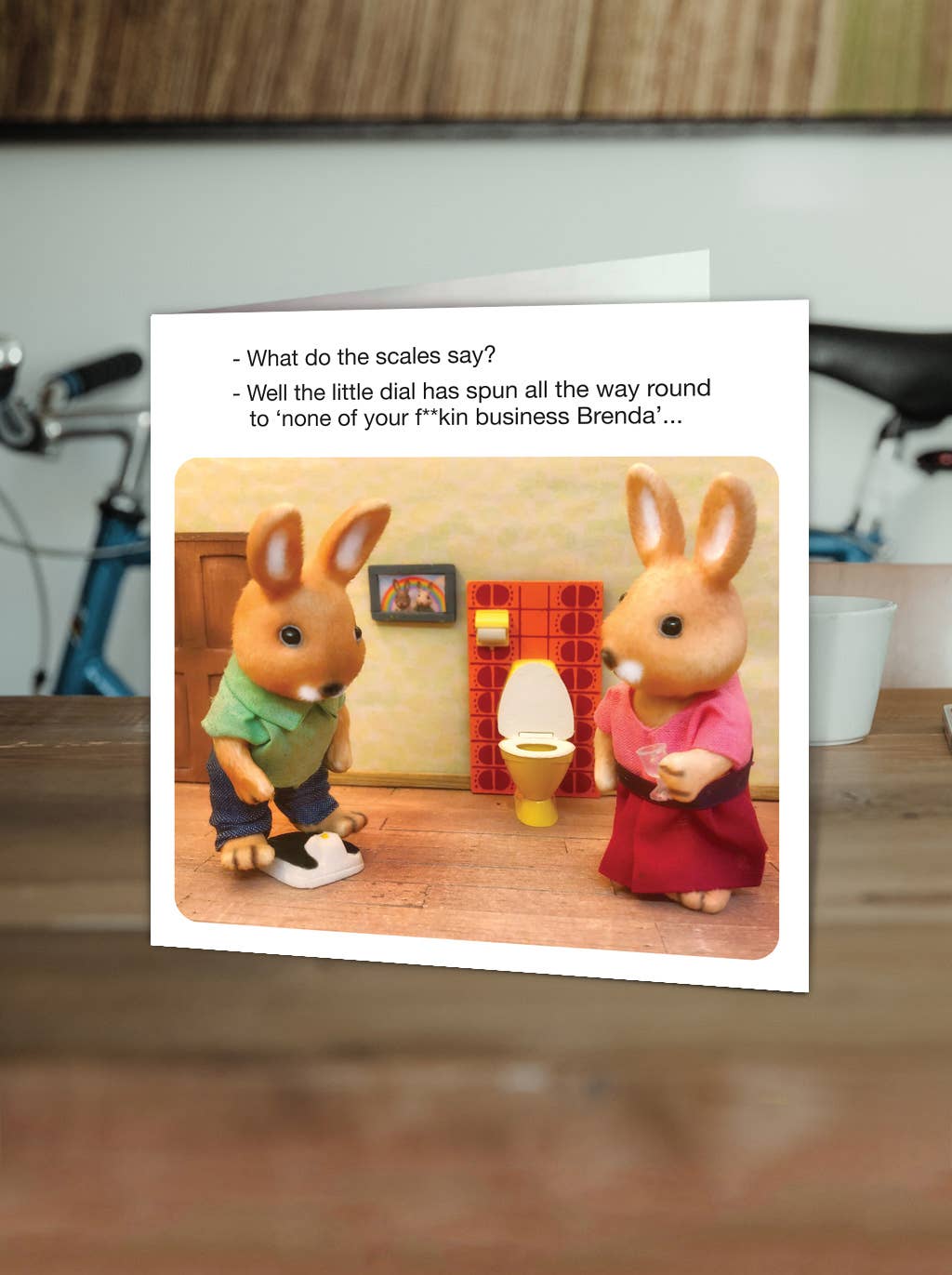 Funny Birthday Card - What Do Scales Say - by Forest_Friends