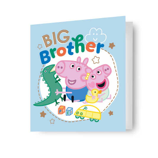 Peppa Pig Big Brother Birthday Card