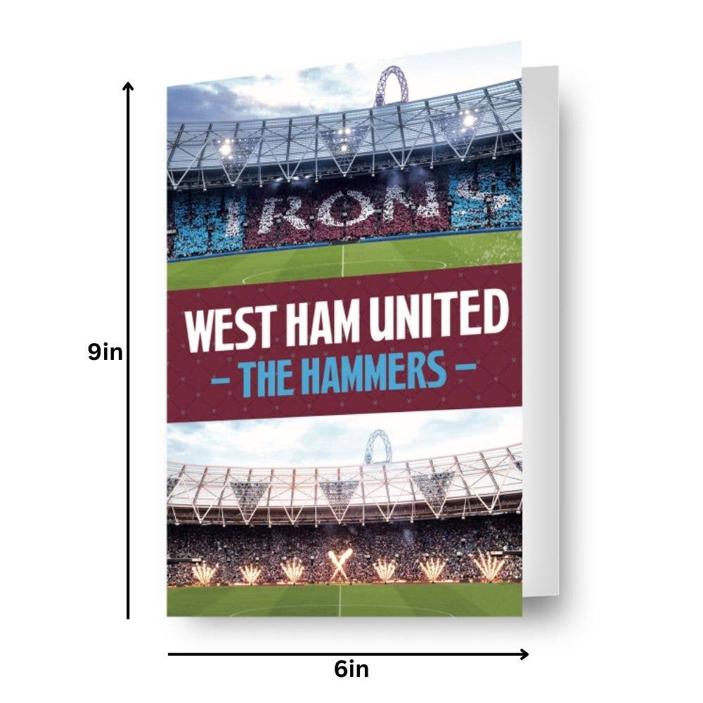WEST HAM FC LENTICULAR 3D-EFFECT CARD