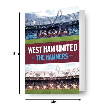 WEST HAM FC LENTICULAR 3D-EFFECT CARD