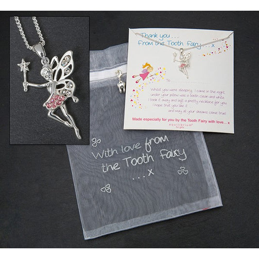 Girls Tooth Fairy Set With Necklace